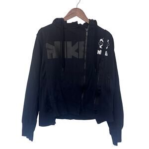 Nike x Sacai Double Zip Hoodie Black Size S CD6303-010